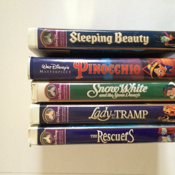 5 Walt Disneys masterpiece VHS children's movie - Picture 3 of 4